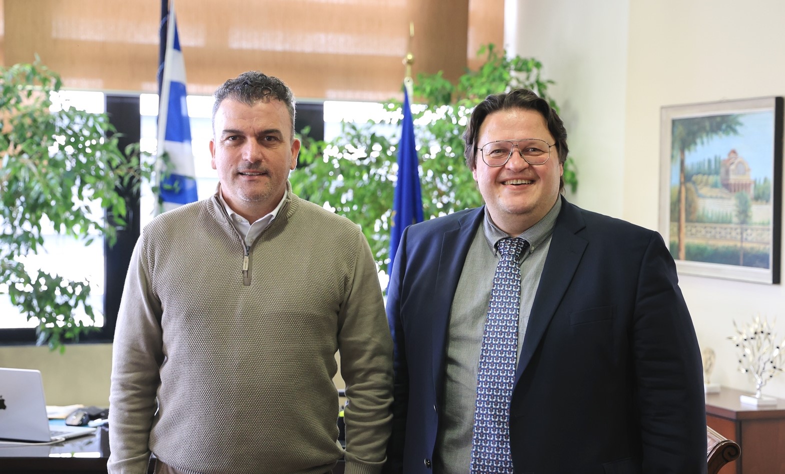 Στον Δήμαρχο Λαρισαίων ο Θωμάς Παπαλιάγκας